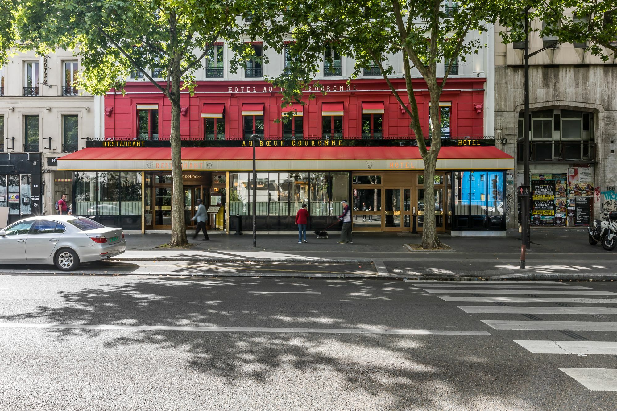Hotel Restaurant Au Boeuf Couronne Paris Exterior photo